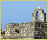 The Church of Nossa Senhora Baluarte lies within the Fortress of Sao Sebastao on the Island of Mozambique UNESCO world heritage site